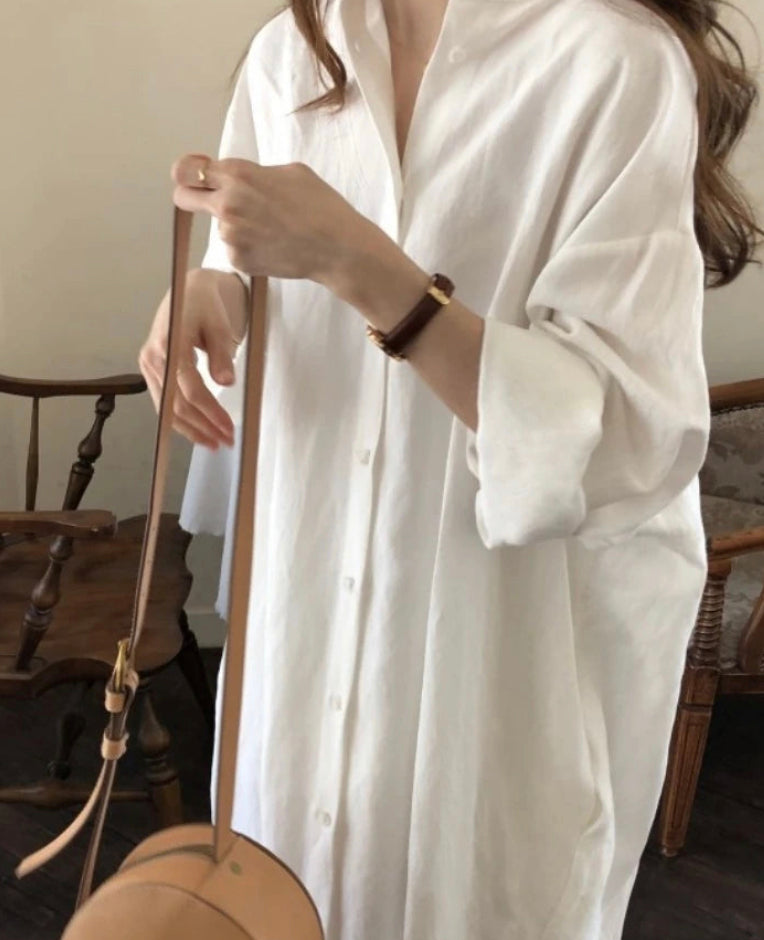 S-2XL Summer Shirt Dress