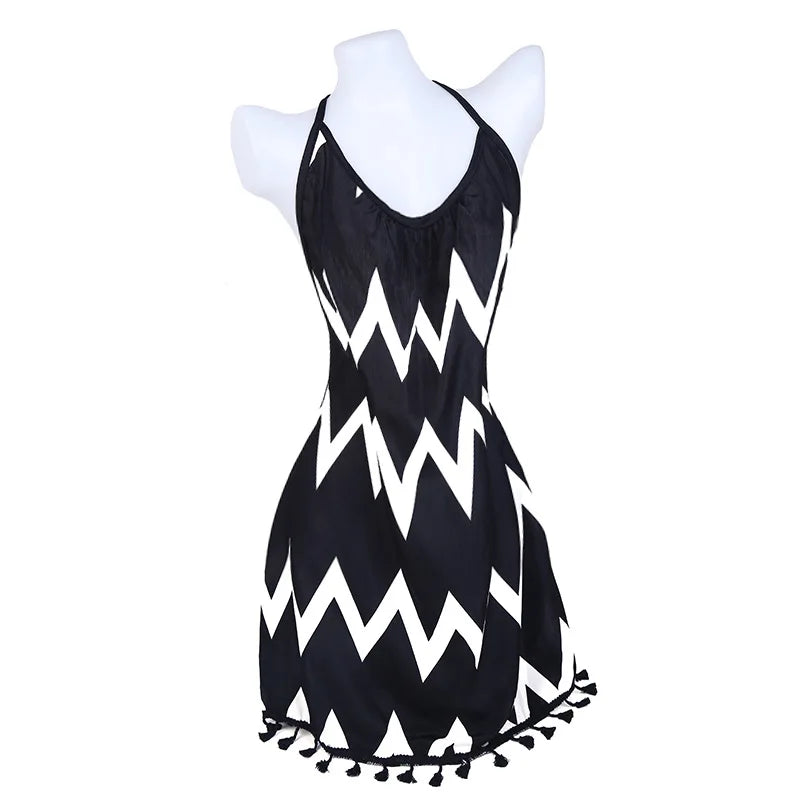 Sexy Bandage Backless Bodycon Dress Women