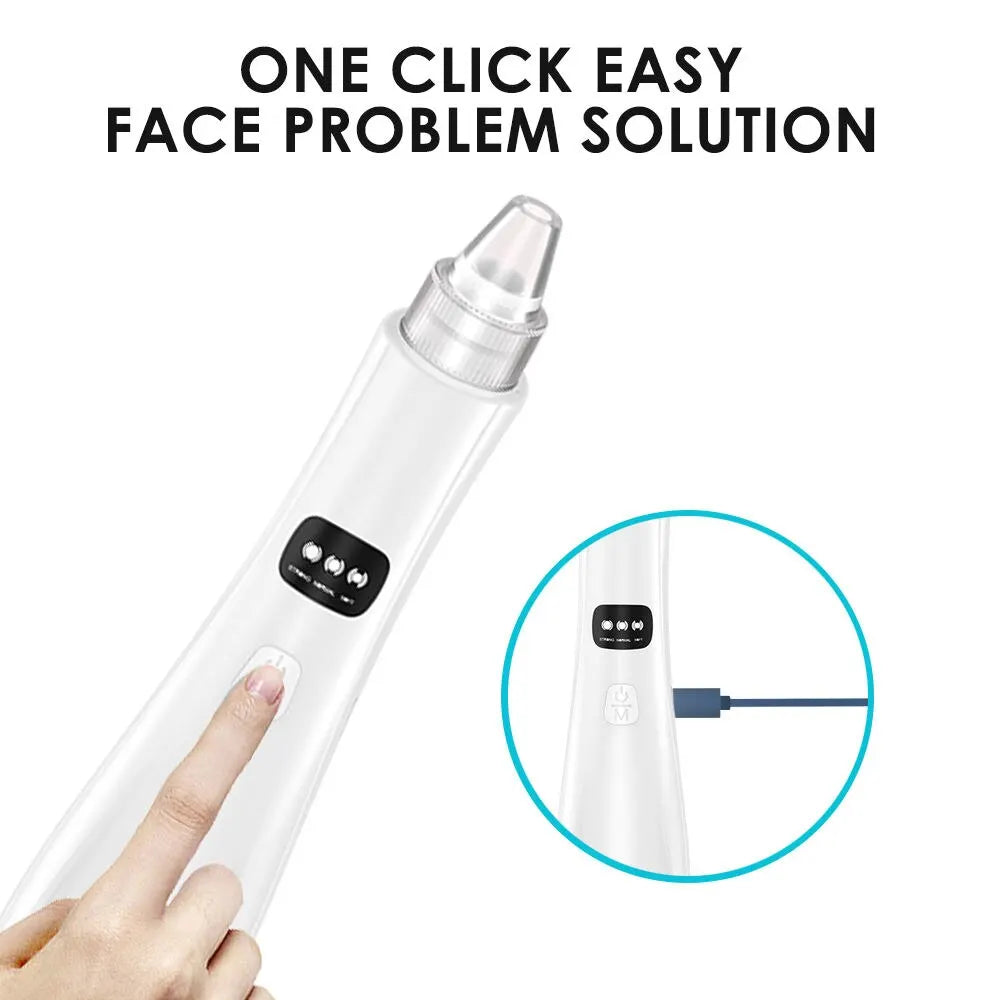 3 Suction Modes Face Cleansing Machine for Dead Skin Removal and Blackhead Extraction.