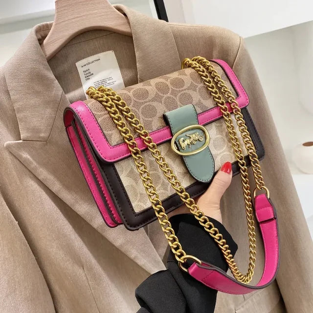 2025 Hot Deal Women’s Shoulder Bag - Luxury Retro Chain Crossbody Square Bag