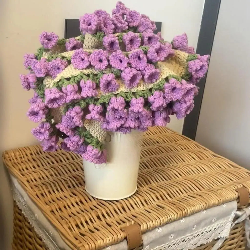 Hand-knitted Flower Blankets💐