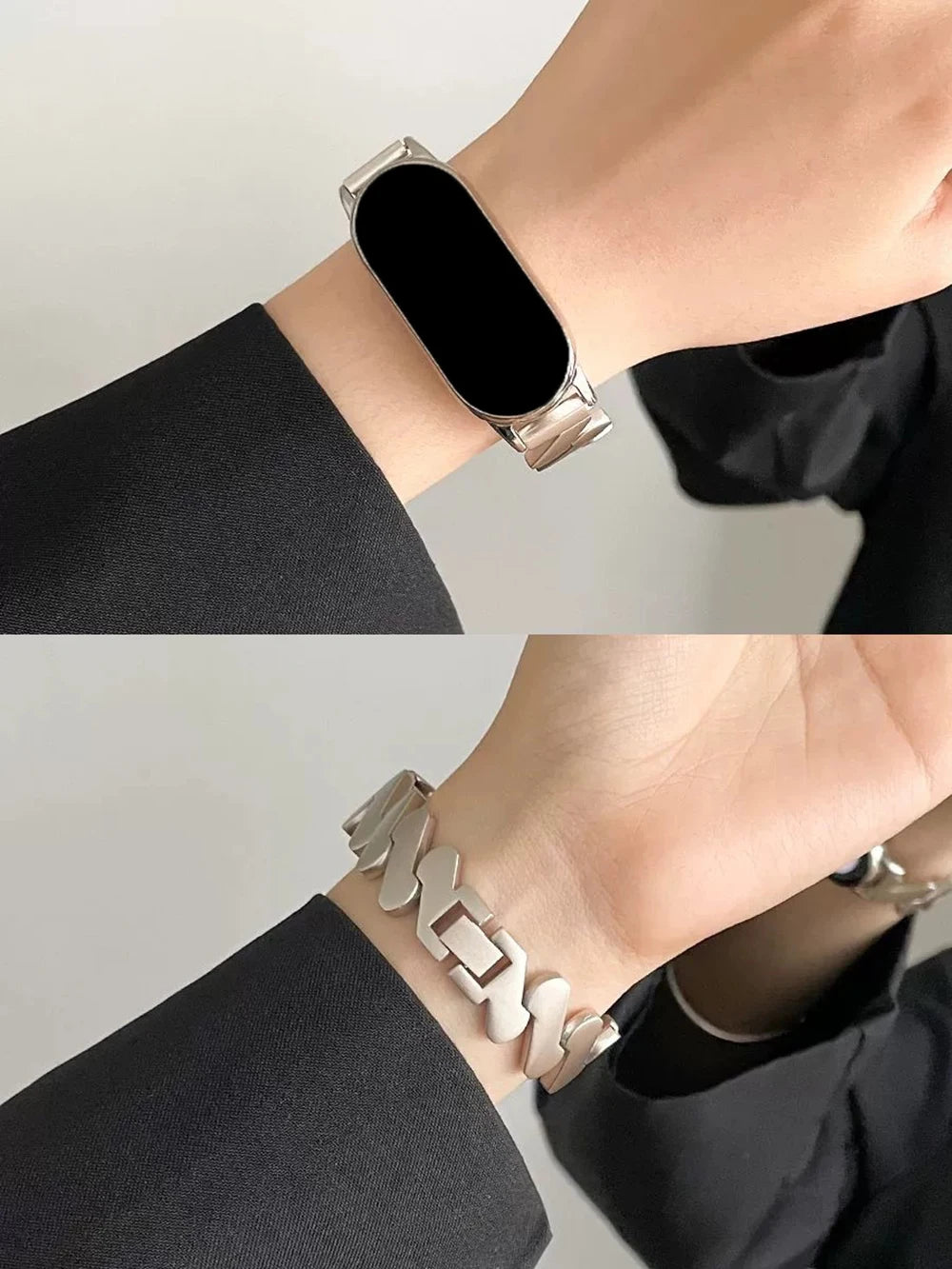 Stainless Steel Watchband for Fitness Tracker 8/9/10