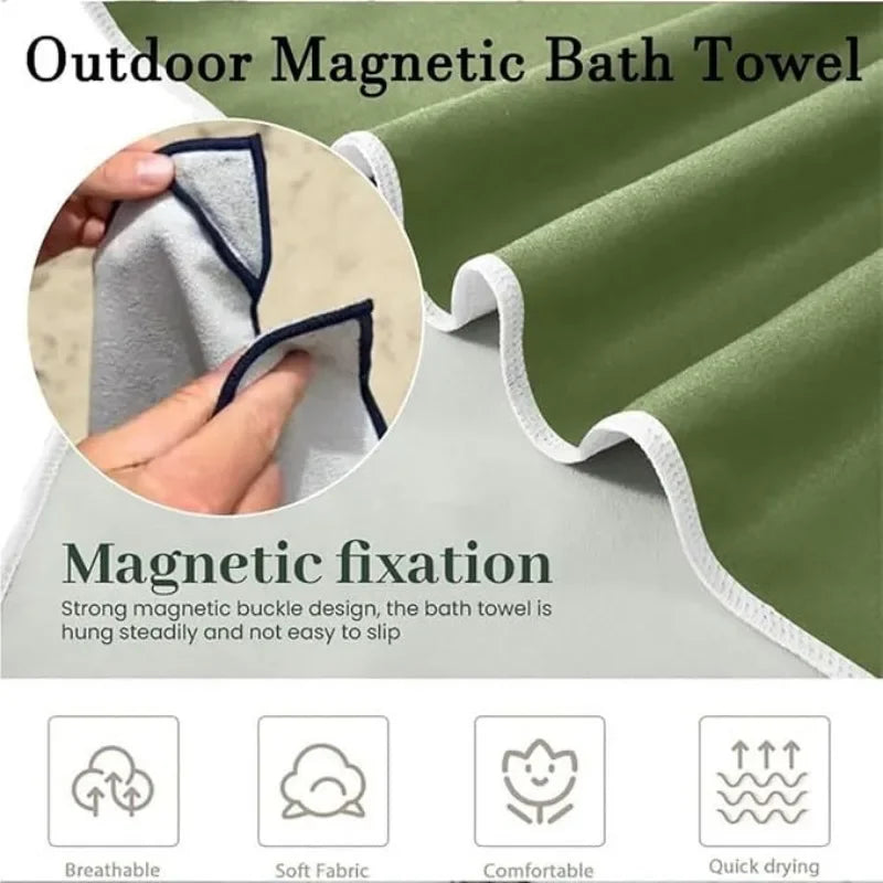 Magnetic Outdoor & Beach Bath Towel for Adults