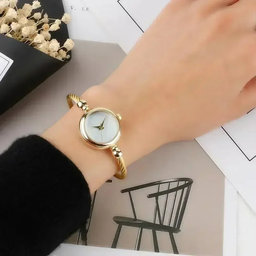 Watch for Women Small Gold Bangle Bracelet