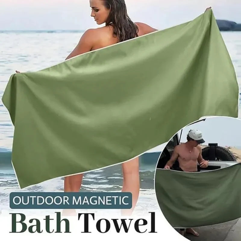 Magnetic Outdoor & Beach Bath Towel for Adults