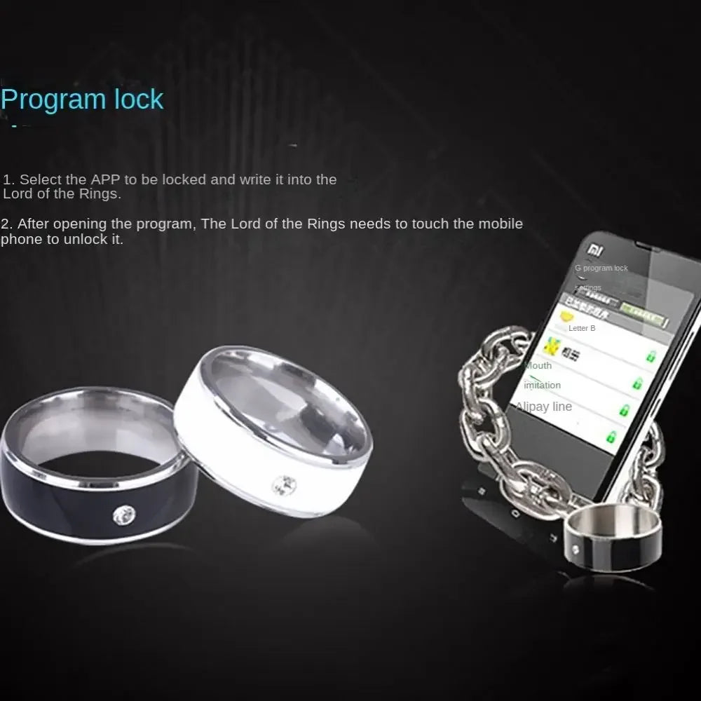 Magic NFC Smart Ring – Stainless Steel, Waterproof
