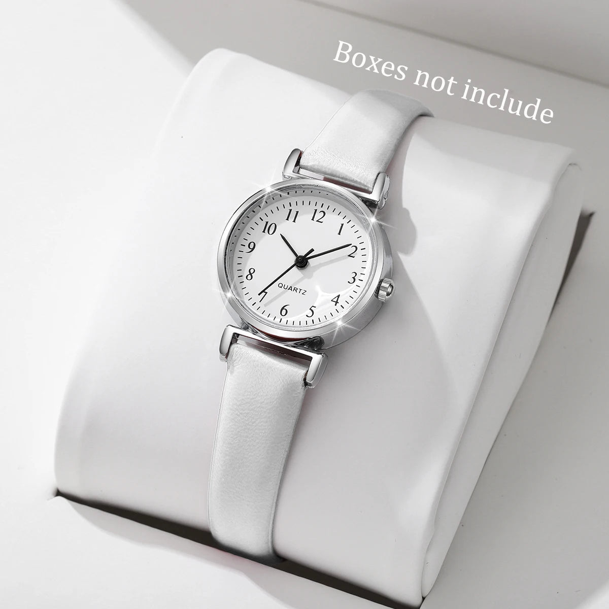 Fashion Small Dial Women's Quartz Watch – Leather Band Analog Wristwatch