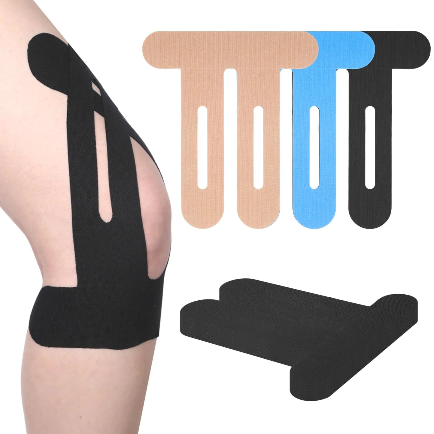 Adjustable Kinesiology Knee Tape – Waterproof Sport Support for Running & Hiking