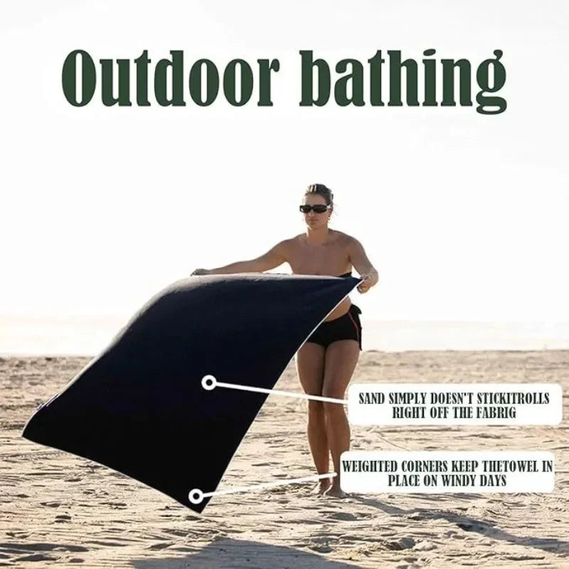 Magnetic Outdoor & Beach Bath Towel for Adults