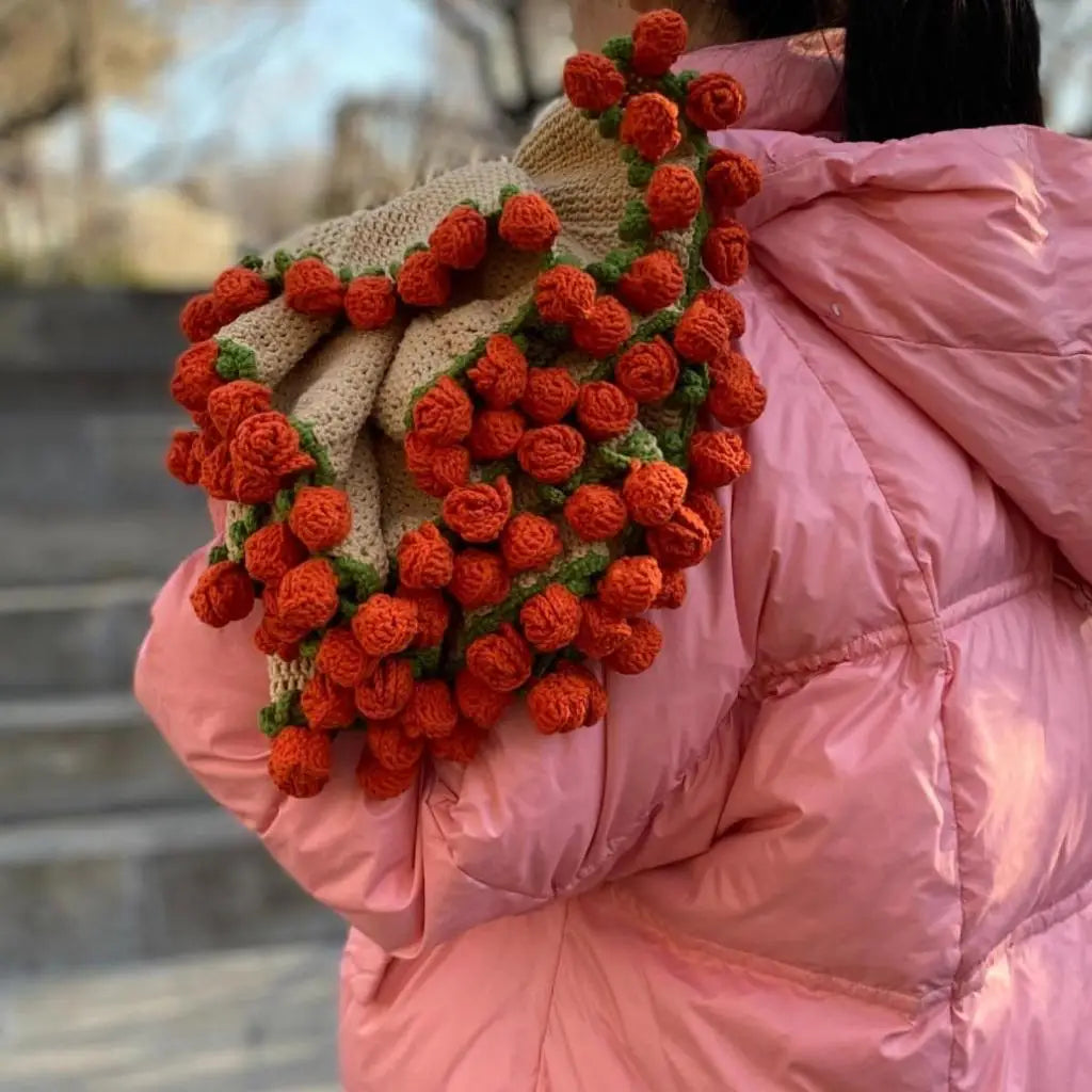 Hand-knitted Flower Blankets💐