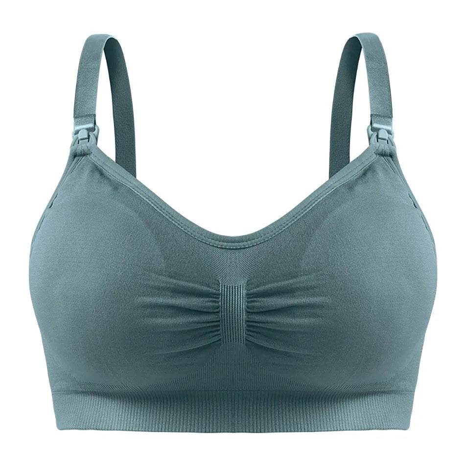 Breathable Maternity Bra for Pregnant Women, Wireless, Seamless, Comfortable for Breastfeeding and Sleep