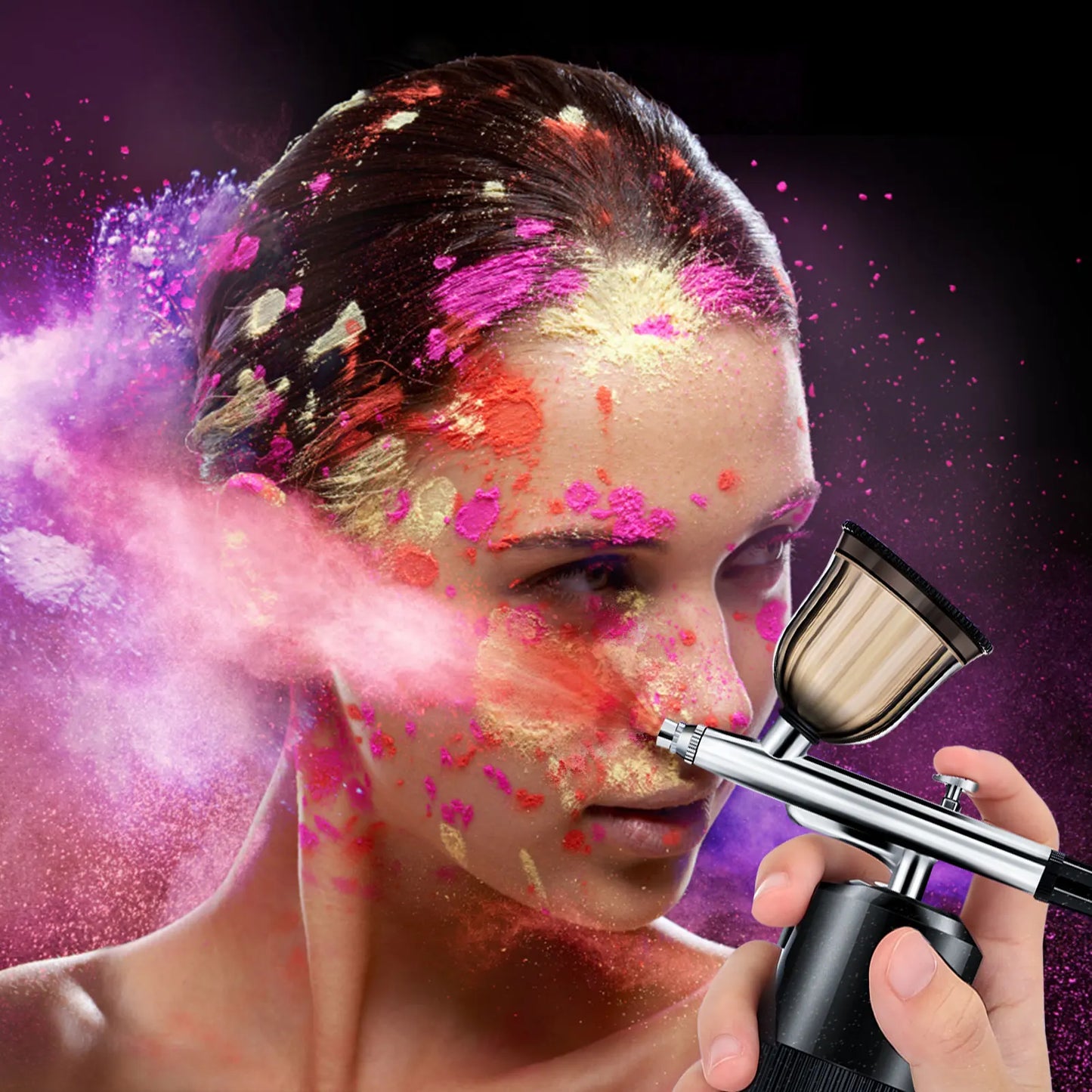 Portable Nano Steam Airbrush Compressor for Face, Nails, Cake & Craft Art