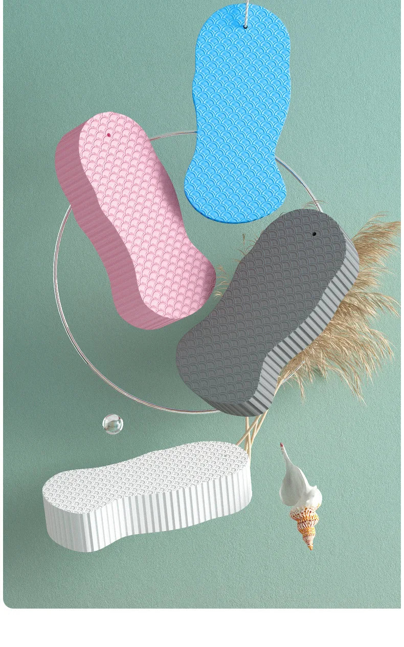 Sponge Exfoliating Bath Scrubber - Dead Skin Remover