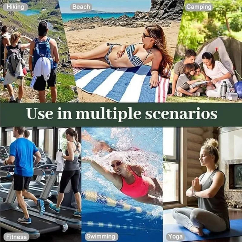Magnetic Outdoor & Beach Bath Towel for Adults