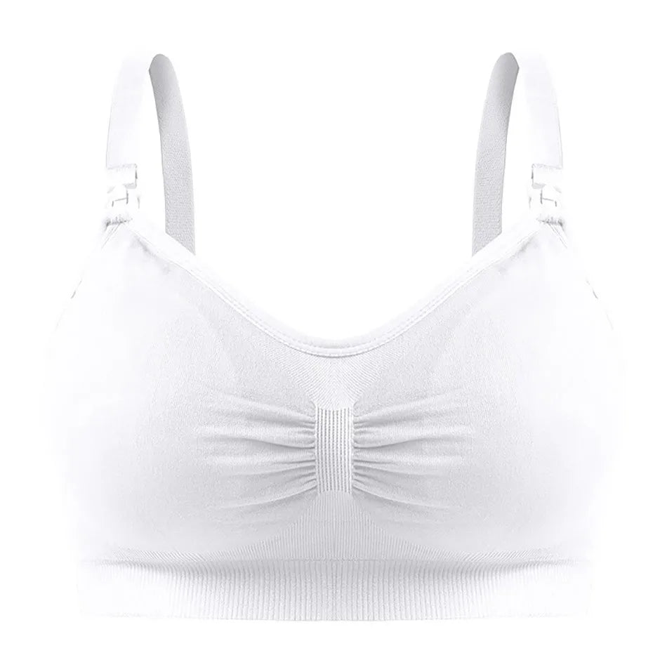 Breathable Maternity Bra for Pregnant Women, Wireless, Seamless, Comfortable for Breastfeeding and Sleep