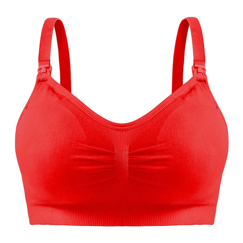 Breathable Maternity Bra for Pregnant Women, Wireless, Seamless, Comfortable for Breastfeeding and Sleep