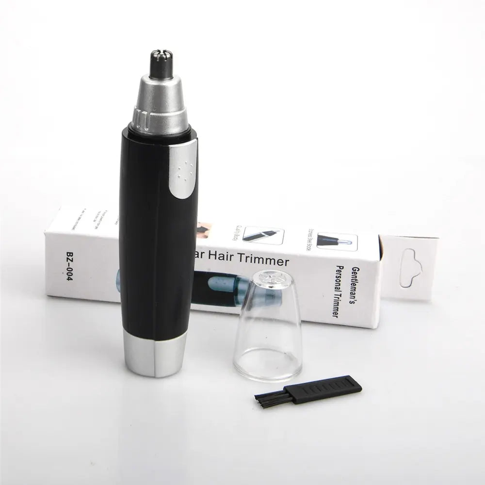 Electric nose and hair trimmer for men and women, perfect for ear, neck, and eyebrow grooming