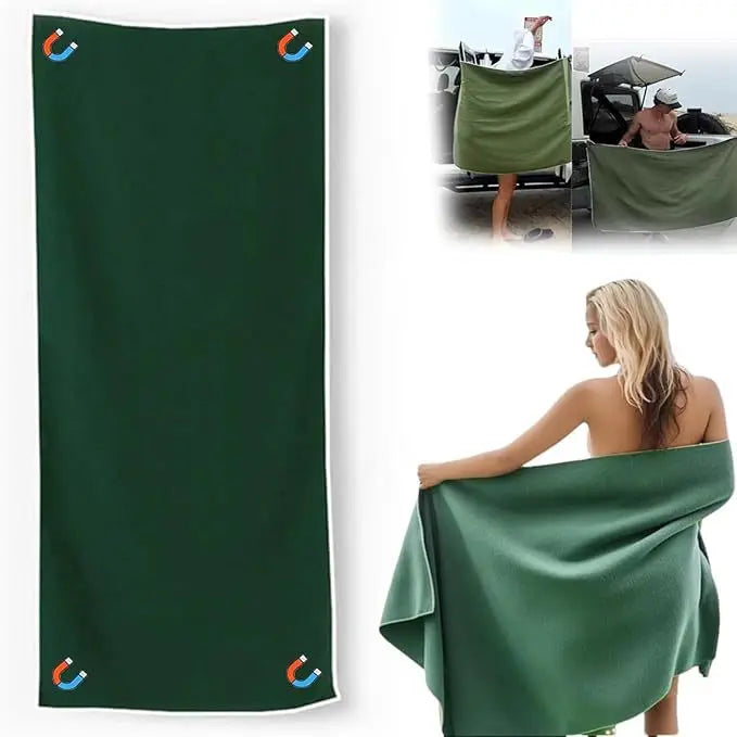 Magnetic Outdoor & Beach Bath Towel for Adults
