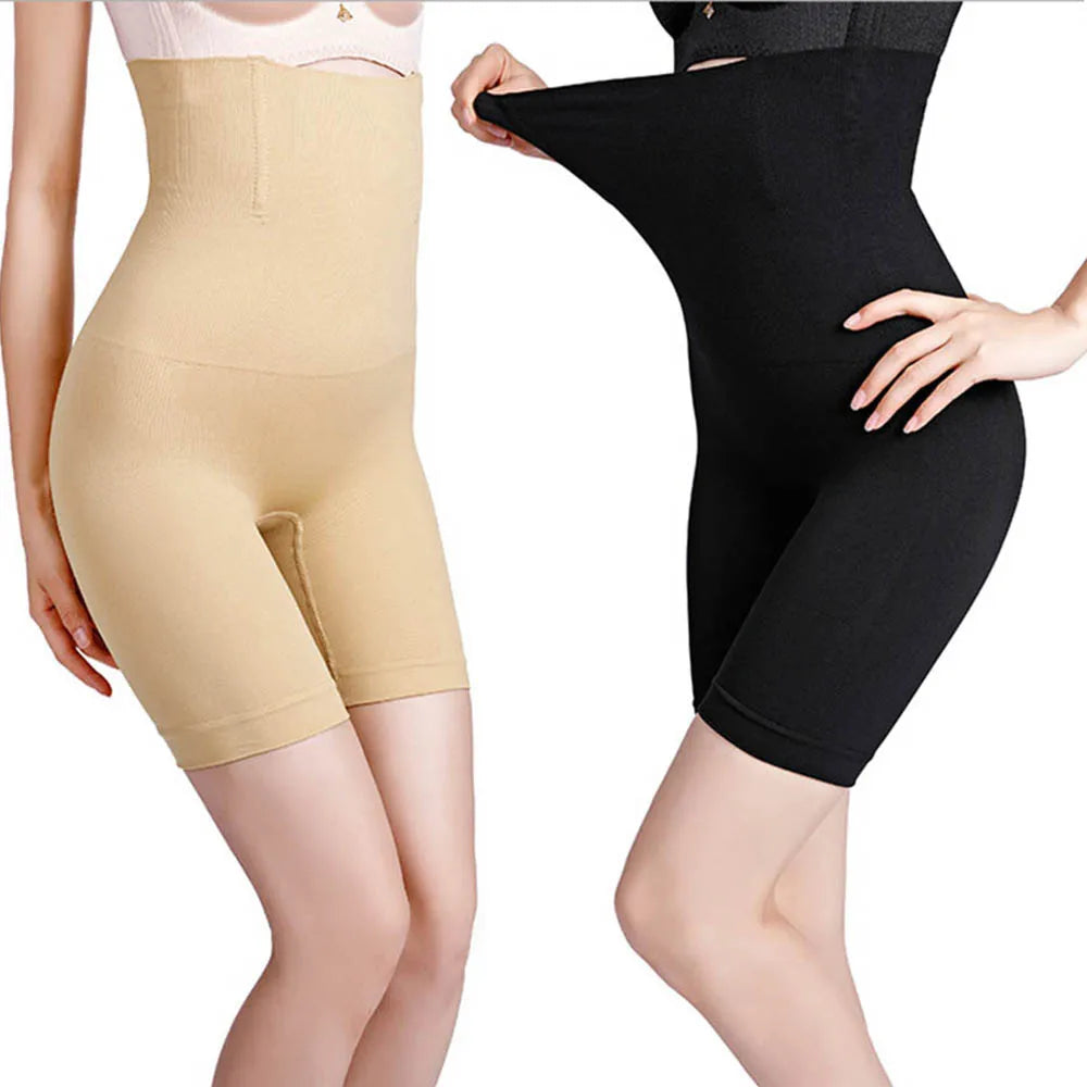 High-waist women’s slimming yoga shorts with tummy control, seamless design, and body shaping effect. Perfect for everyday wear and active use