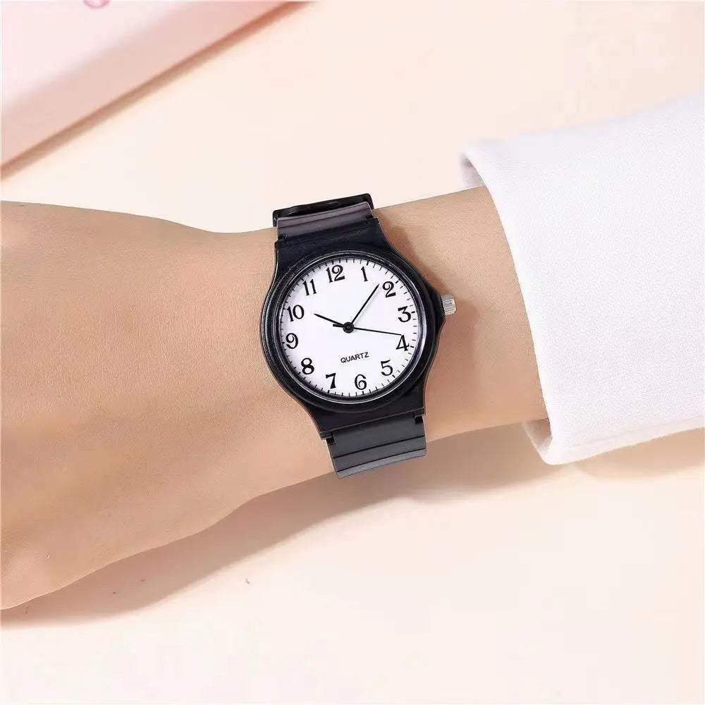 Exam Watch for Women – Simple Silicone Strap Waterproof Quartz