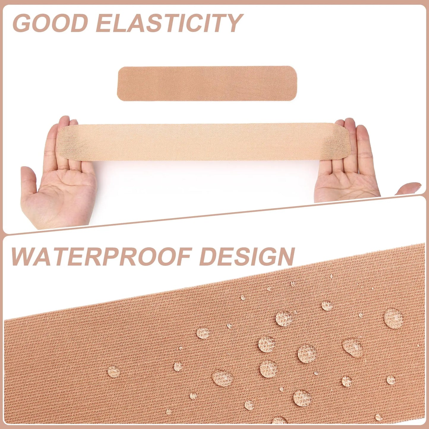 Pre-Cut Kinesiology Tape – 5cm×5m Waterproof Elastic Muscle Support