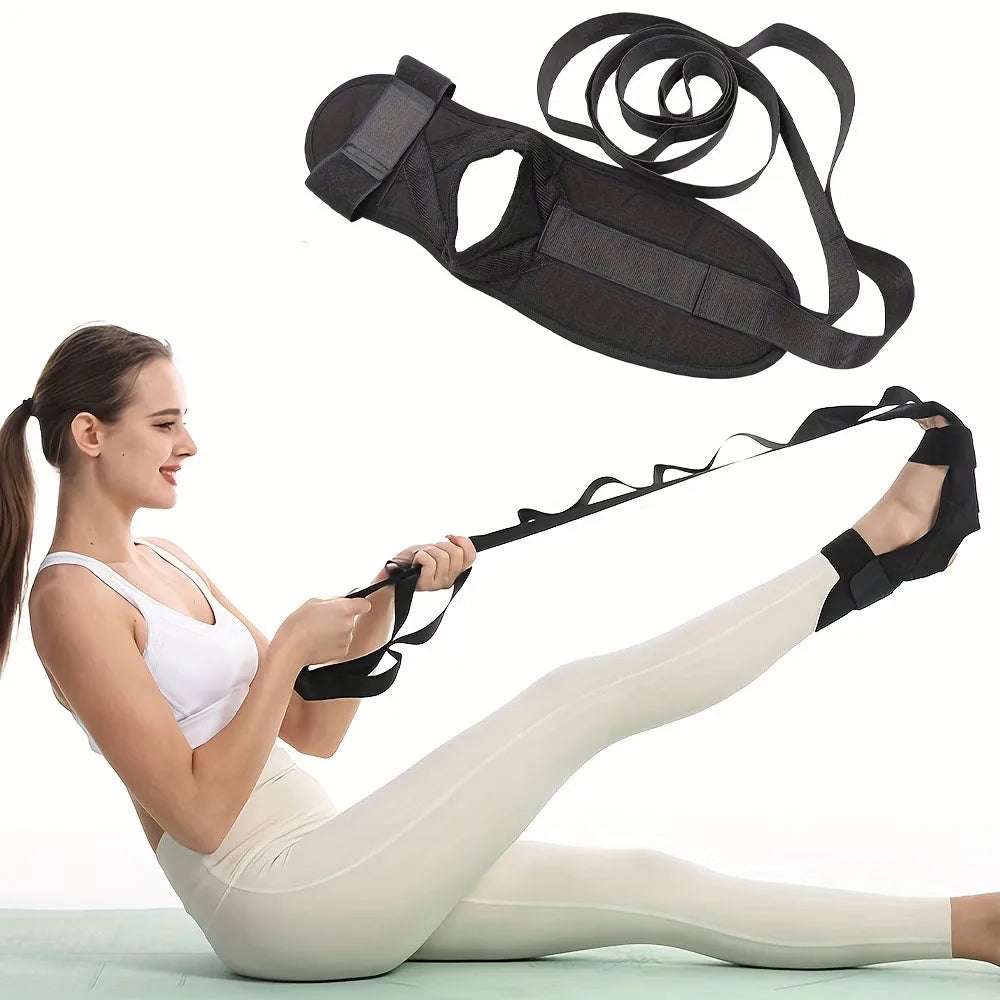 Adjustable Yoga Stretching Band – Leg, Foot & Full Body Flexibility
