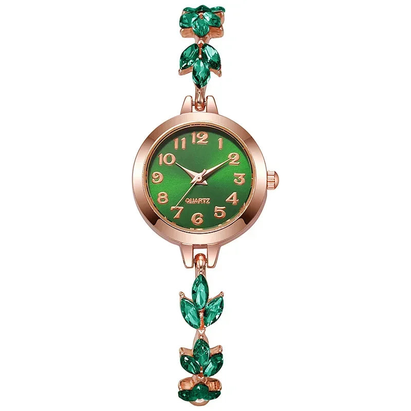 Elegant Rhinestone Bracelet Watch for Women – Luxury Quartz Gift