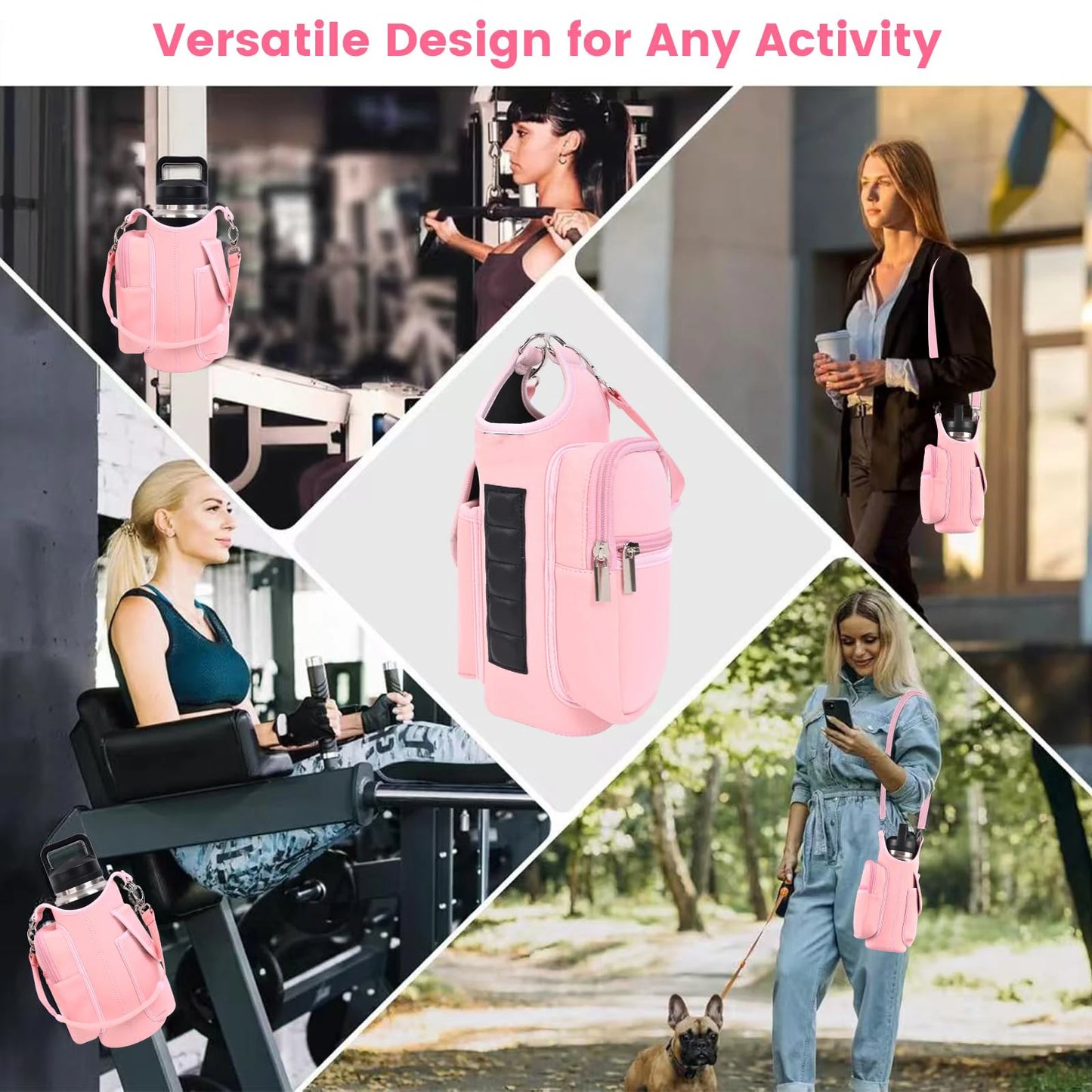 Magnetic Gym Bag Water Bottle