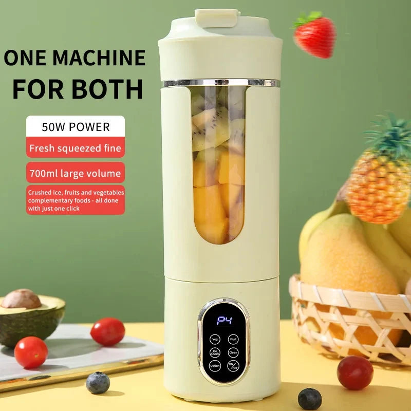Portable USB Juice Blender Cup – Rechargeable Mini Smoothie Maker