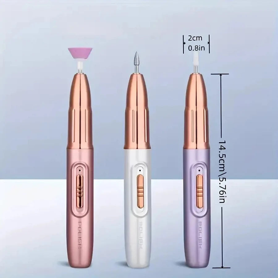 Electric Nail Grinder – Rechargeable Portable Nail File & Polisher