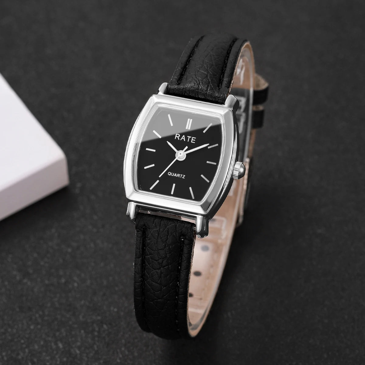 Fashion Small Dial Women's Quartz Watch – Leather Band Wristwatch