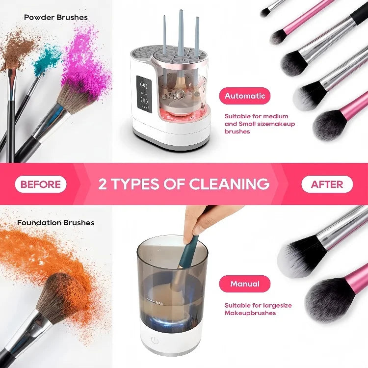 Electric  3 IN 1 Makeup Brush Cleaneing Machine