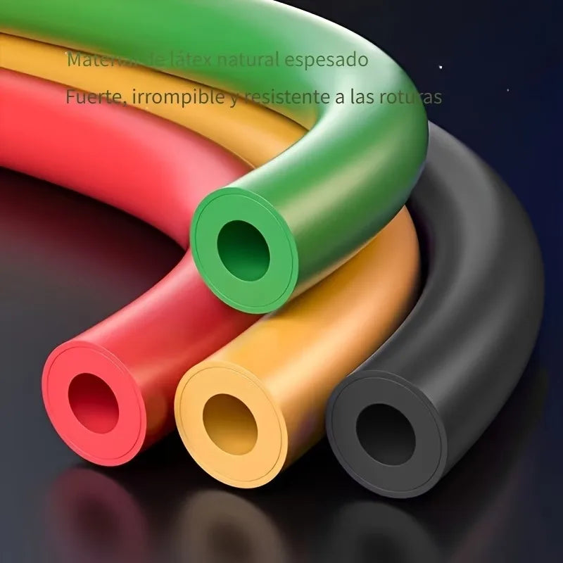 Complete Resistance Band Set – 5 Levels, Door Anchor & Full Accessories