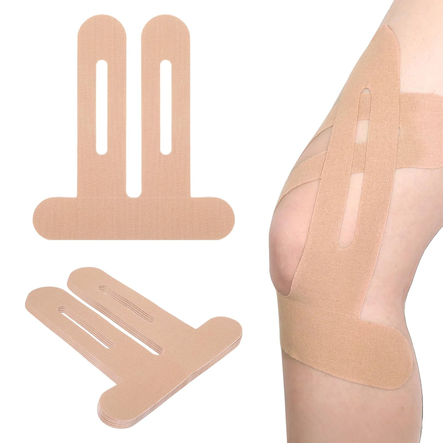 Kinesiology Knee Tape – 10pcs Pain Relief & Stability for Athletes