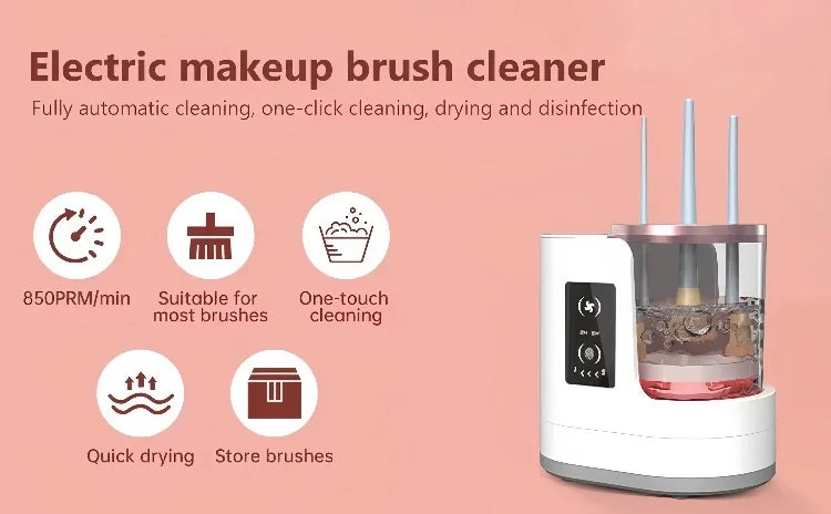 Electric  3 IN 1 Makeup Brush Cleaneing Machine