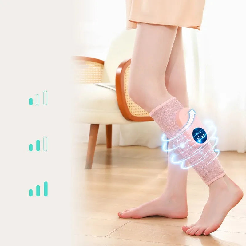 "Electric Leg Massager - Rechargeable Calf Air Compression with 3 Modes & 360° Coverage"
