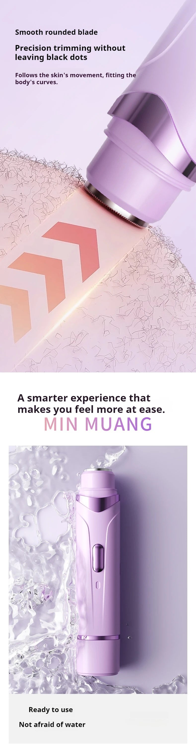 2in1 Electric Razor for Women