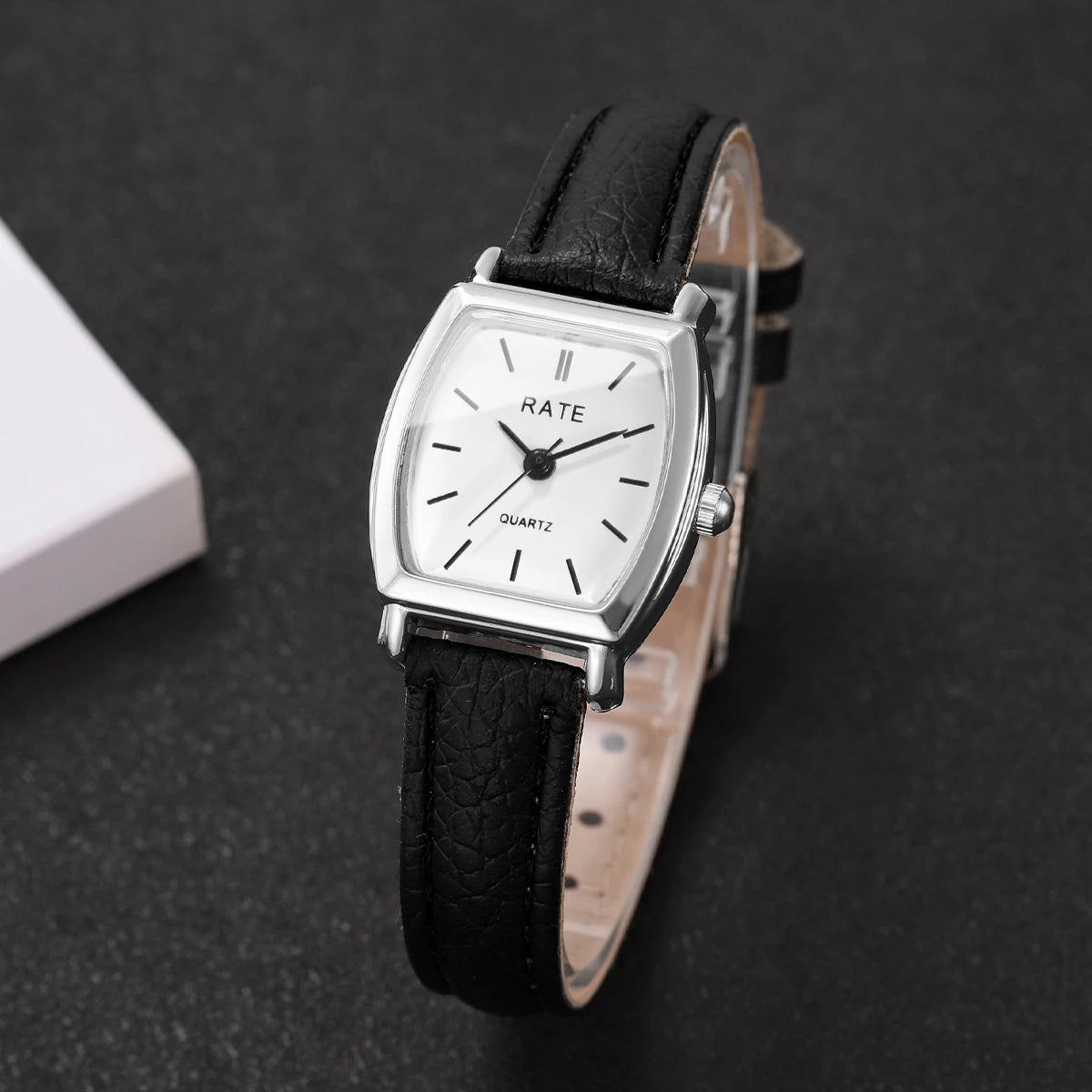 Fashion Small Dial Women's Quartz Watch – Leather Band Wristwatch