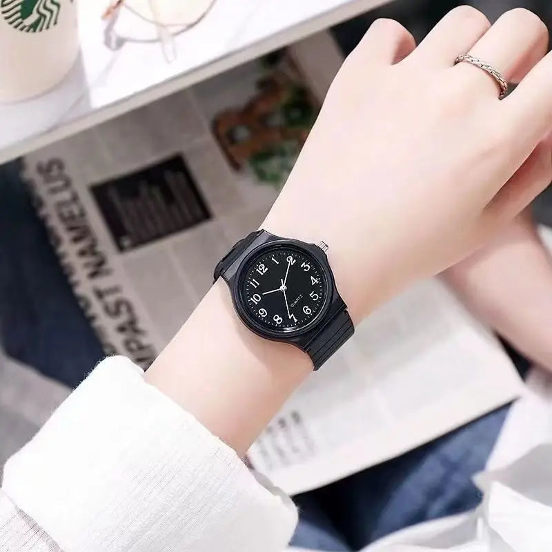 Exam Watch for Women – Simple Silicone Strap Waterproof Quartz