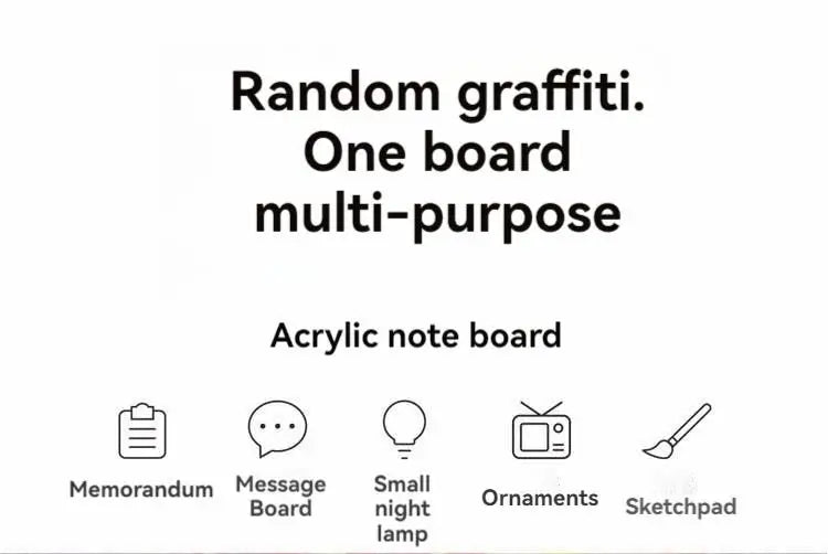 Erasable USB Drawing Board & Night Light - Ideal for Children's Bedrooms