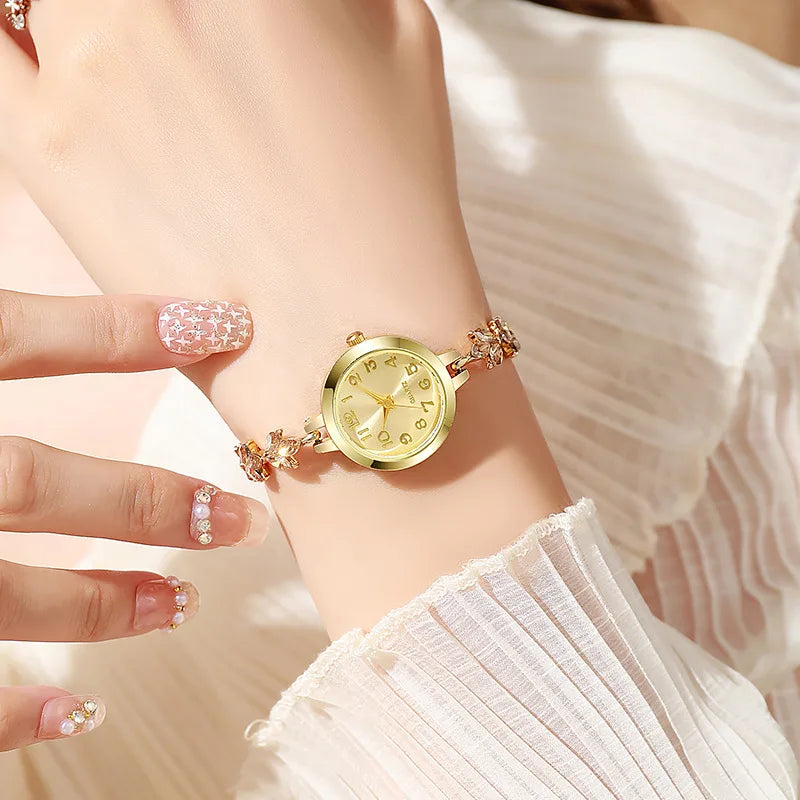 Elegant Rhinestone Bracelet Watch for Women – Luxury Quartz Gift