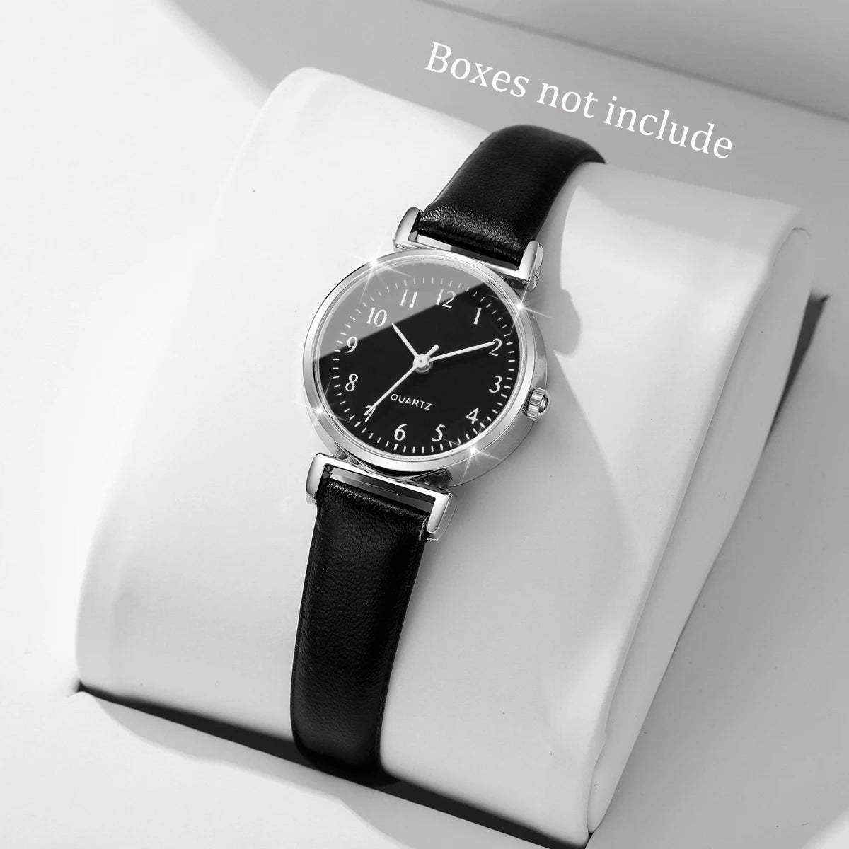 Fashion Small Dial Women's Quartz Watch – Leather Band Analog Wristwatch