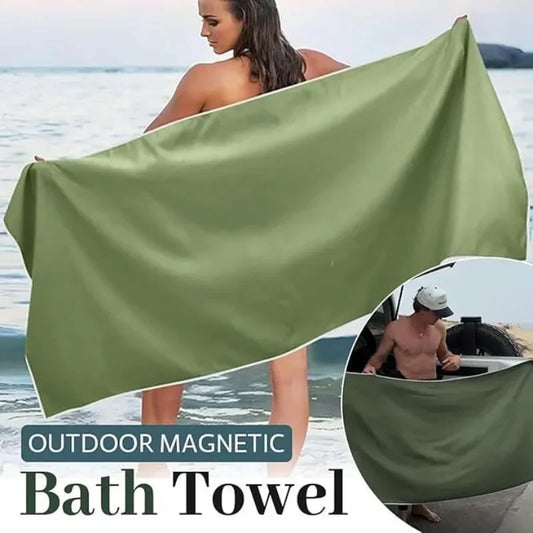 Magnetic Outdoor & Beach Bath Towel for Adults