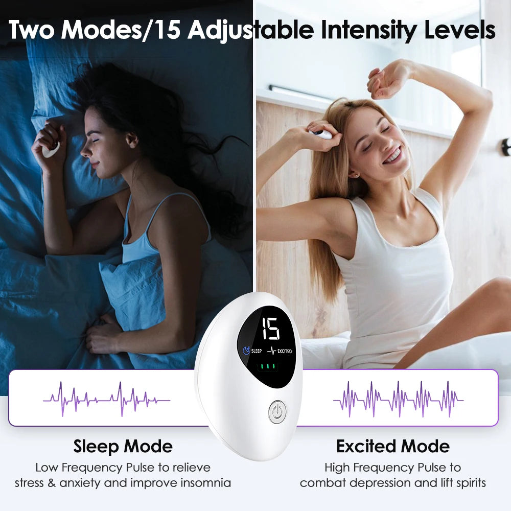Sleep Aid Head Massager – Microcurrent Headband for Insomnia & Stress Relief