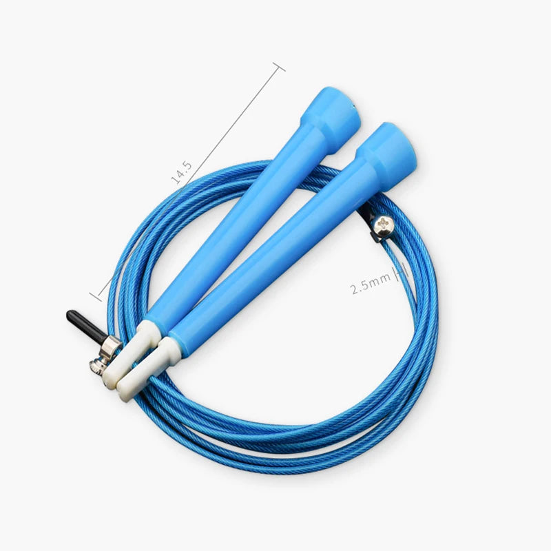 3m Steel Wire Speed Jump Rope - Cable Fitness Skipping Rope