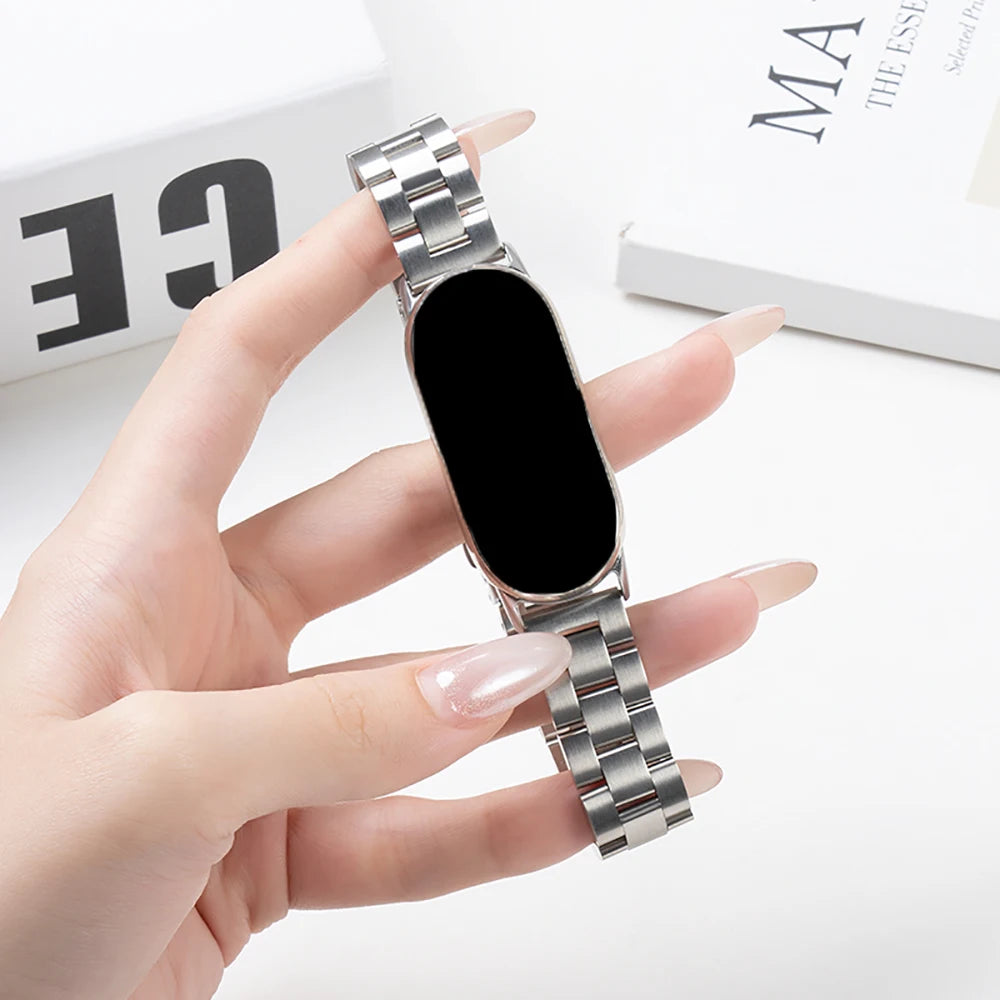 Stainless Steel Watchband for Fitness Tracker 8/9/10