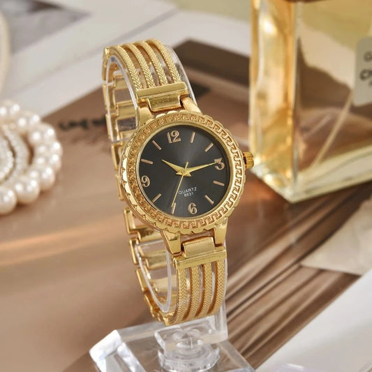 Casual Elegant Women's Quartz Watch Suitable for Holiday Gifts