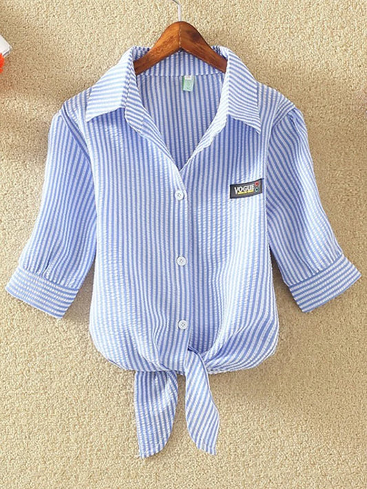 New Womens Tops Fashion 2024 Women Summer Chiffon Blouse Short Sleeve Casual Shirt