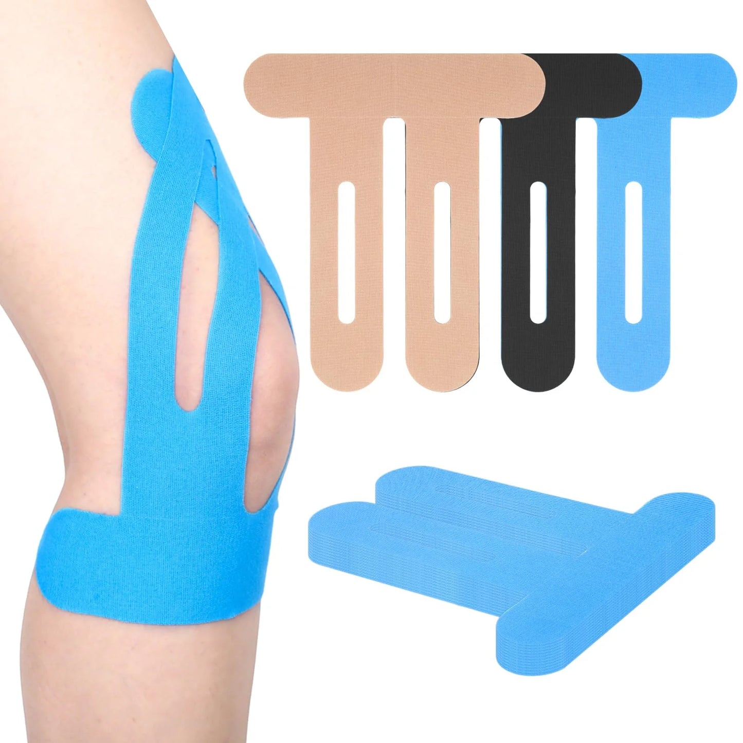 Adjustable Kinesiology Knee Tape – Waterproof Sport Support for Running & Hiking