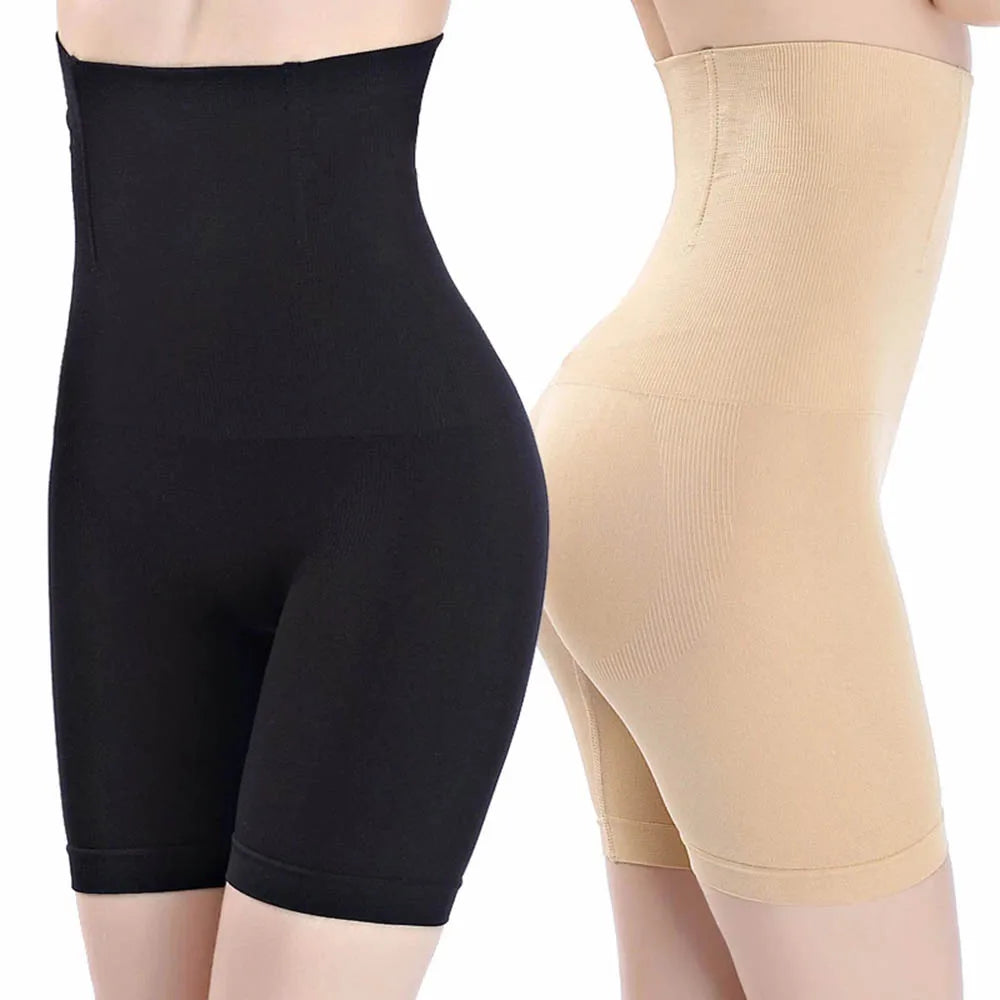 High-waist women’s slimming yoga shorts with tummy control, seamless design, and body shaping effect. Perfect for everyday wear and active use